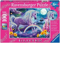 Ravensburger Puzzle 100pc XXL - Glitter Unicorn