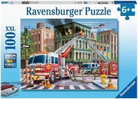 Ravensburger Puzzle 100pc XXL - Fire Truck Rescue