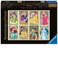 Ravensburger Puzzle 1000pc - Disney Art Nouveau Princesses