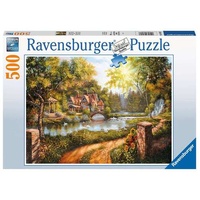Ravensburger Puzzle 500pc - Cottage by the River