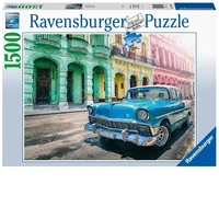 Ravensburger Puzzle 1500pc - Cars of Cuba