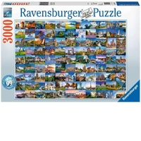 Ravensburger Puzzle 3000pc - 99 Beautiful Places of Europe