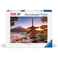 Ravensburger Puzzle 1000pc - Mount Fuji Cherry Blossom View