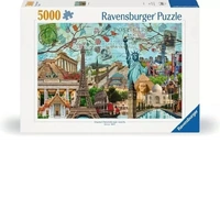 Ravensburger Puzzle 5000pc - Big Cities Collage
