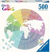 Ravensburger Puzzle 500pc - Circle of Colours Mandala