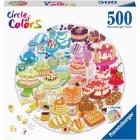 Ravensburger Puzzle 500pc - Circle of Colours Desserts