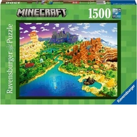 Ravensburger Puzzle 1500pc - Minecraft World