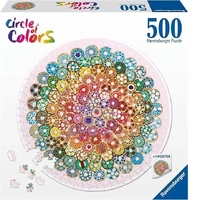 Ravensburger Puzzle 500pc - Circle of Colours Donuts