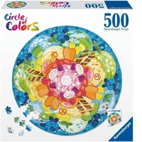 Ravensburger Puzzle 500pc - Circle of Colours Ice Cream