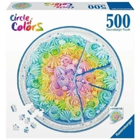 Ravensburger Puzzle 500pc - Circle of Colours Rainbow Cake