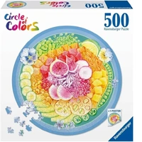 Ravensburger Puzzle 500pc - Circle of Colours Poke Bowl