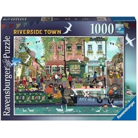 Ravensburger Puzzle 1000pc - Riverside Town