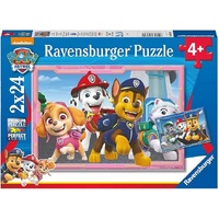 Ravensburger Puzzle 2x24pc - Paw Patrol Little Dogs Big Heroes