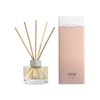 Ecoya Mini Reed Diffuser - Cedarwood & Leather