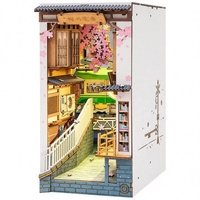 Rolife Wooden Model - DIY Miniature House Book Nook Sakura Densya
