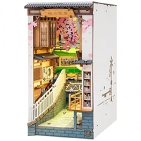 Rolife Wooden Model - DIY Miniature House Book Nook Sakura Densya