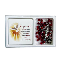 Rosary and Plaque Set - Confirmation