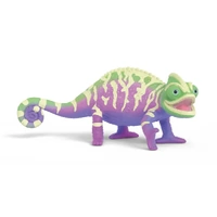 Schleich School of Magical Animals - Caspar the Chameleon in Rainbow Colours