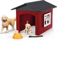 Schleich Farm World - Dog Kennel with Golden Retriever