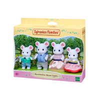 Sylvanian Families - Marshmallow Mouse Family