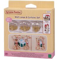 Sylvanian Families - Wall Lamps And Curtains Set