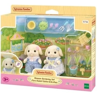 Sylvanian Families - Flora Rabbit Sister & Brother Blossom Gardening Set