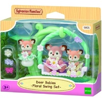 Sylvanian Families - Deer Babies Floral Swing Set