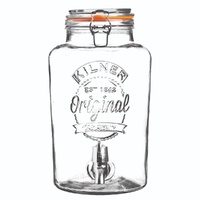 Kilner Round Storage Jar With Dispensing Tap - 8 Litre
