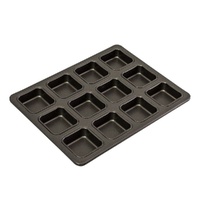 Bakemaster - 12 Cup Square Non-Stick Brownie Pan - 34 x 26cm