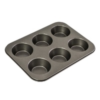 Bakemaster - 6 Cup Large Non-Stick Muffin Pan - 35 x 26cm