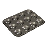 Bakemaster - Perfect Crust 12 Cup Shallow Baking Pan - 32 x 24cm
