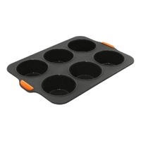 Bakemaster - Silicone 6 Cup Large Muffin Pan - 36 x 25cm