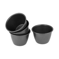 Bakemaster - Pudding Mould Set of 4 - 8 x 6cm