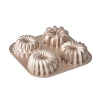 Bakemaster - Assorted Mini Fluted Ring Cake Pan - 24 x 24 x 5cm