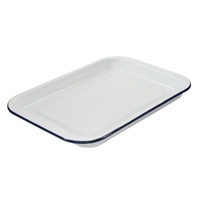 Bakemaster - Enamel Oven Tray - 41 x 27 x 3cm