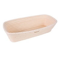 Bakemaster - Rectangle Proving Basket - 30 x 15 x 8cm