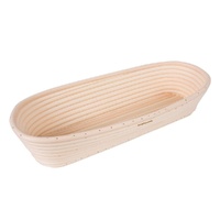 Bakemaster - Large Oval Proving Basket - 35 x 35 x 7cm