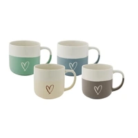 Bundanoon Classic Mug - Hearts (Set of 4)