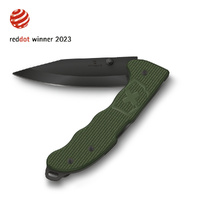 Victorinox Swiss Army Knife - Evoke BSH Alox Black Oxide Clip-Point Olive Green