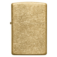 Zippo Lighter - Tumbled Brass