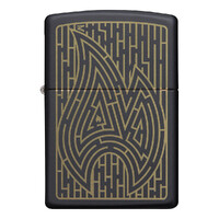 Zippo Lighter - Maze Design