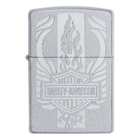 Zippo Lighter - Harley-Davidson Satin Chrome