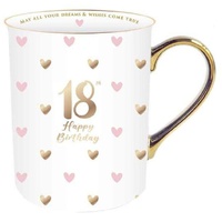 Sweet Heart Gold Handle Mug - 18th