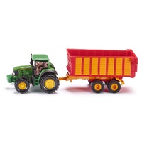 Siku Farmer - John Deere with Silage Trailer