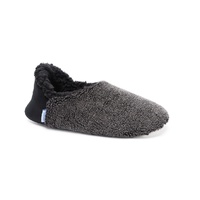 Slumbies Mens Two Tone Cut Back Black
