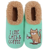 Slumbies Ladies Pairables Cats & Coffee