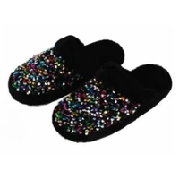 Slumbies Ladies Sequin Glam Slide Multi - Medium