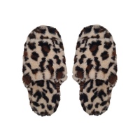 Slumbies Ladies Jungle Slides Leopard