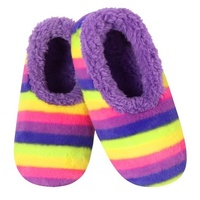 Slumbies Ladies Rainbow Purple Stripe