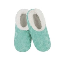 Slumbies Ladies Spring Is Blooming Turquoise Rose